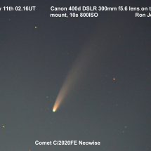 Comet Neowise_10s_1600ISO